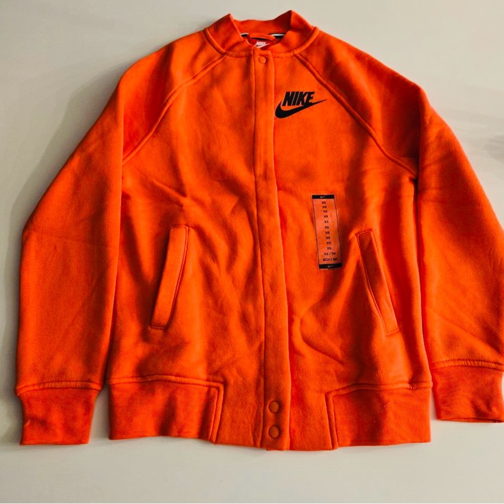Nike Bright Orange Track Jacket